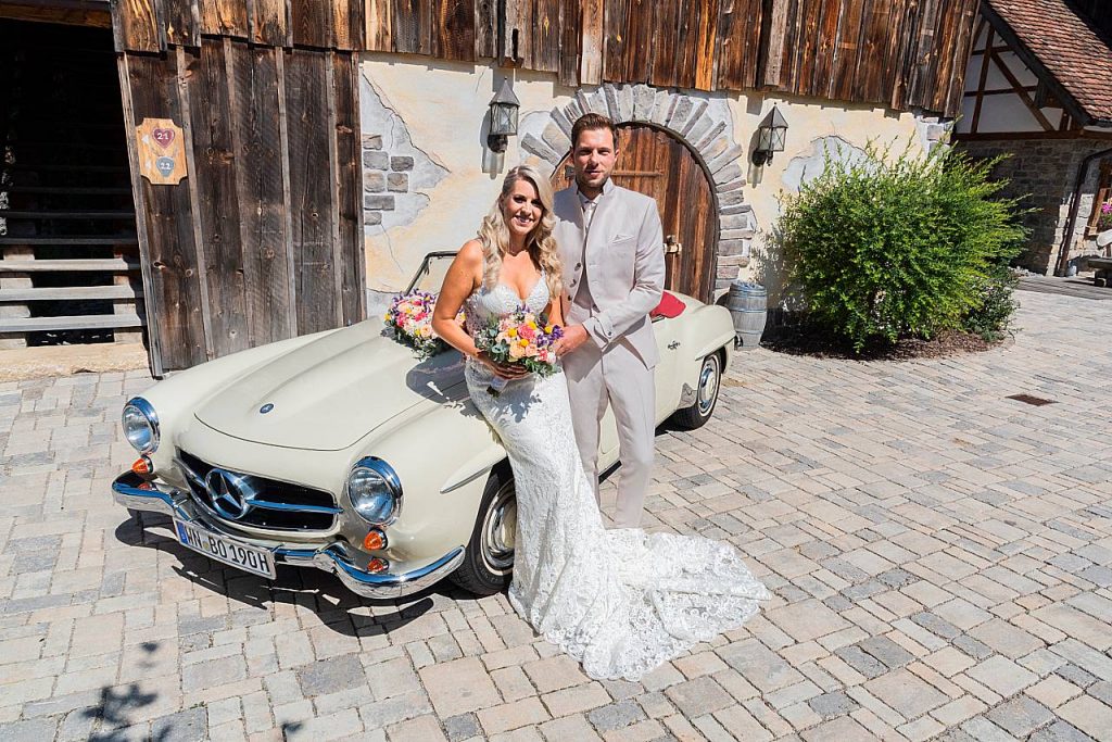 Oldtimer Erlebnis Hochzeit Nina und Michael